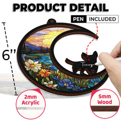 Vinatimes suncatcher with iron chain for easy hanging in windows or cars