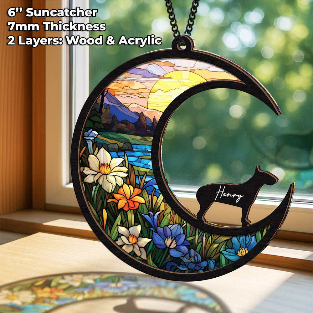 Vinatimes memorial suncatcher with personalized name area for a unique keepsake