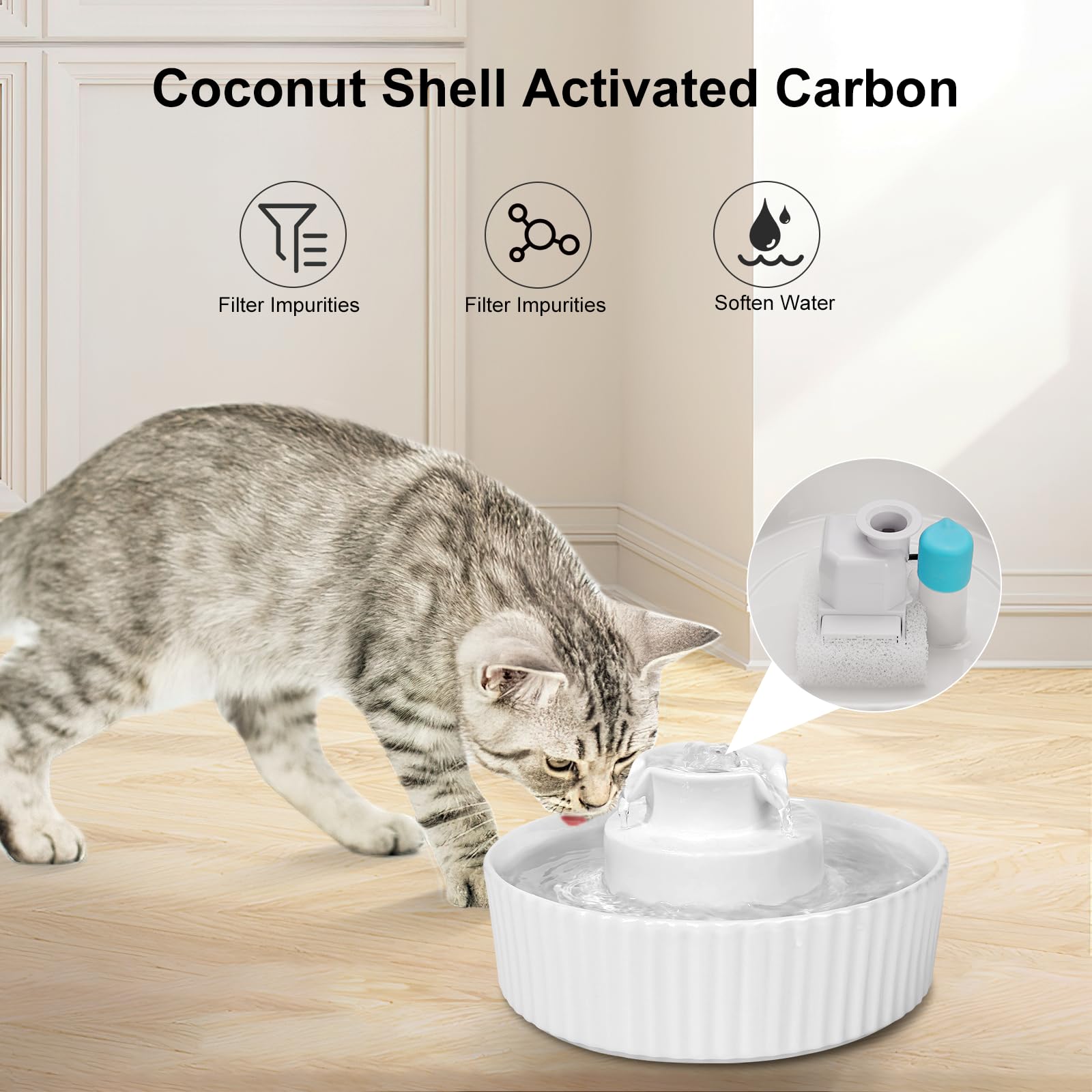 VinDox 360 drinking surface emphasizes hydration-friendly design for multi-pet homes.