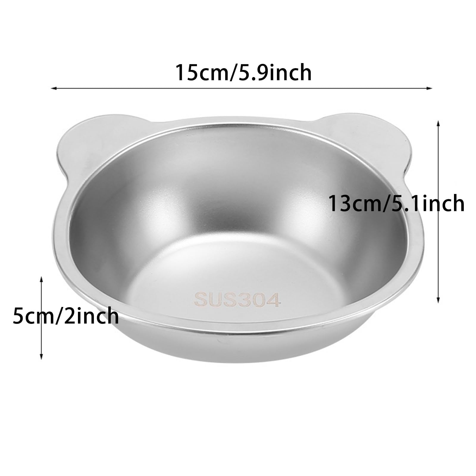 Vinqki elevated bowls hold 330ml water for reliable hydration for pets.