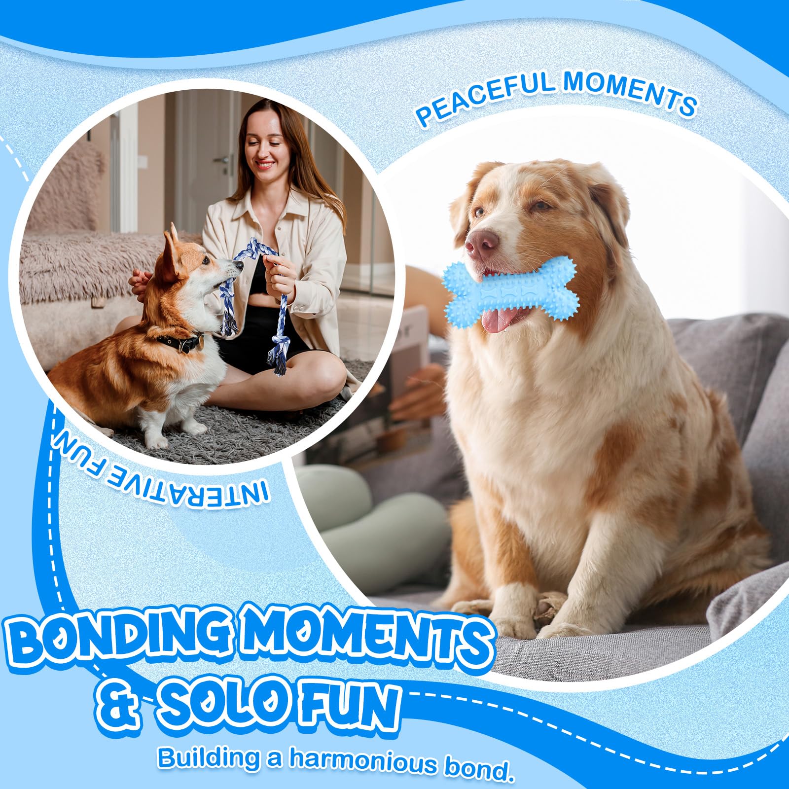 Vinsot plush-toys add soft, safe comfort for gentle chewers and cuddle time.