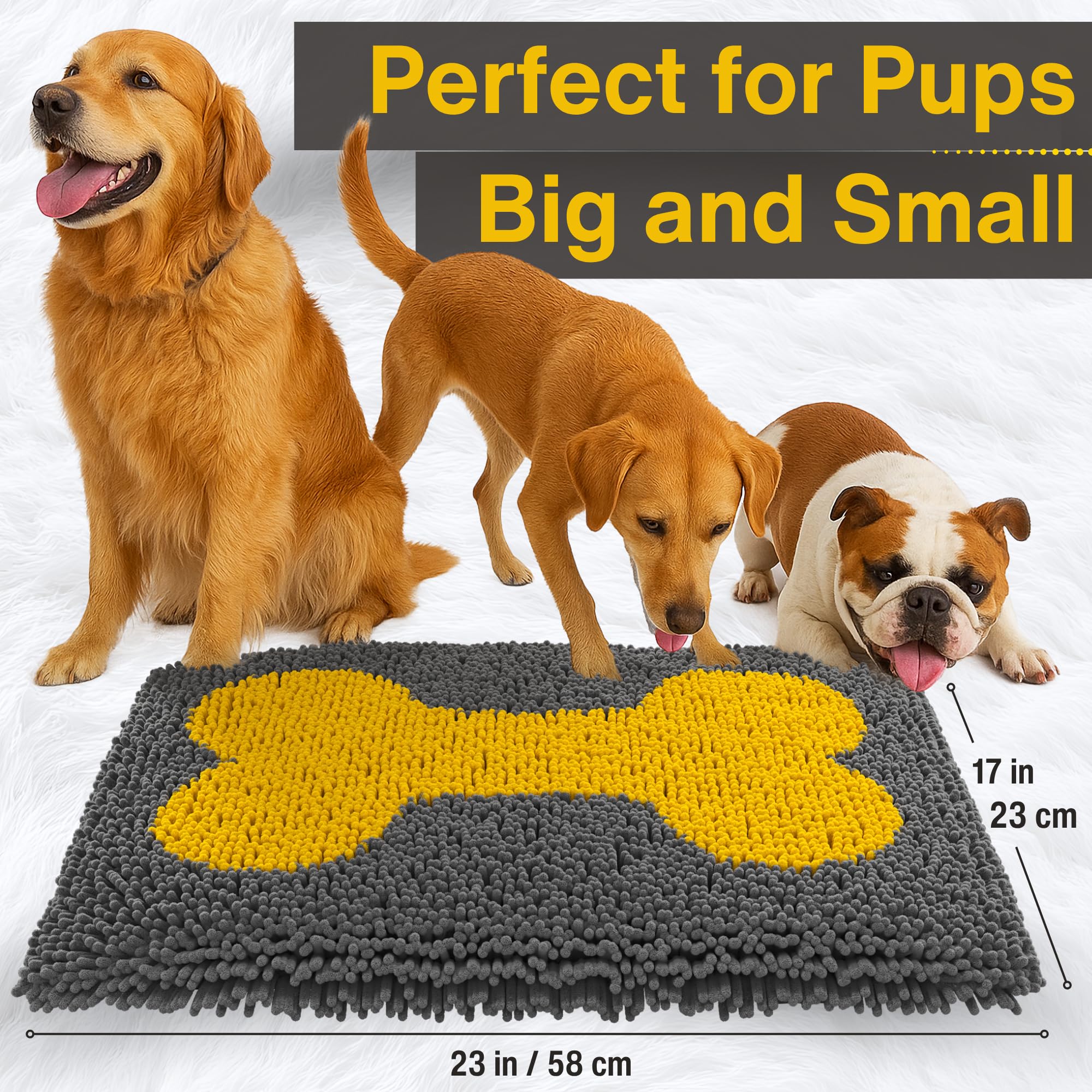 Vintora Snuffle Mat strips close-up highlights thick fabric strips