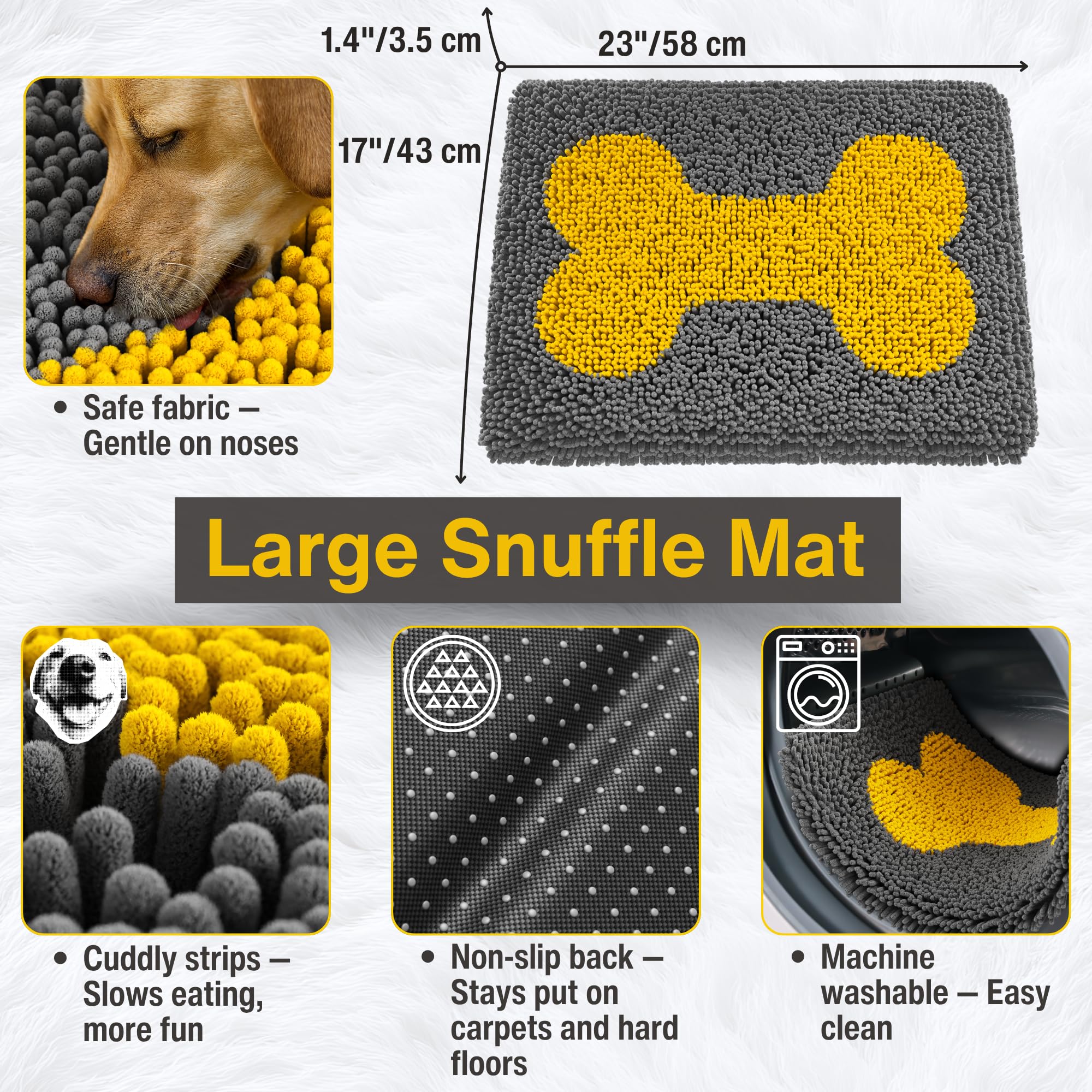 Vintora Snuffle Mat treat hiding activity demonstrates scent-based enrichment