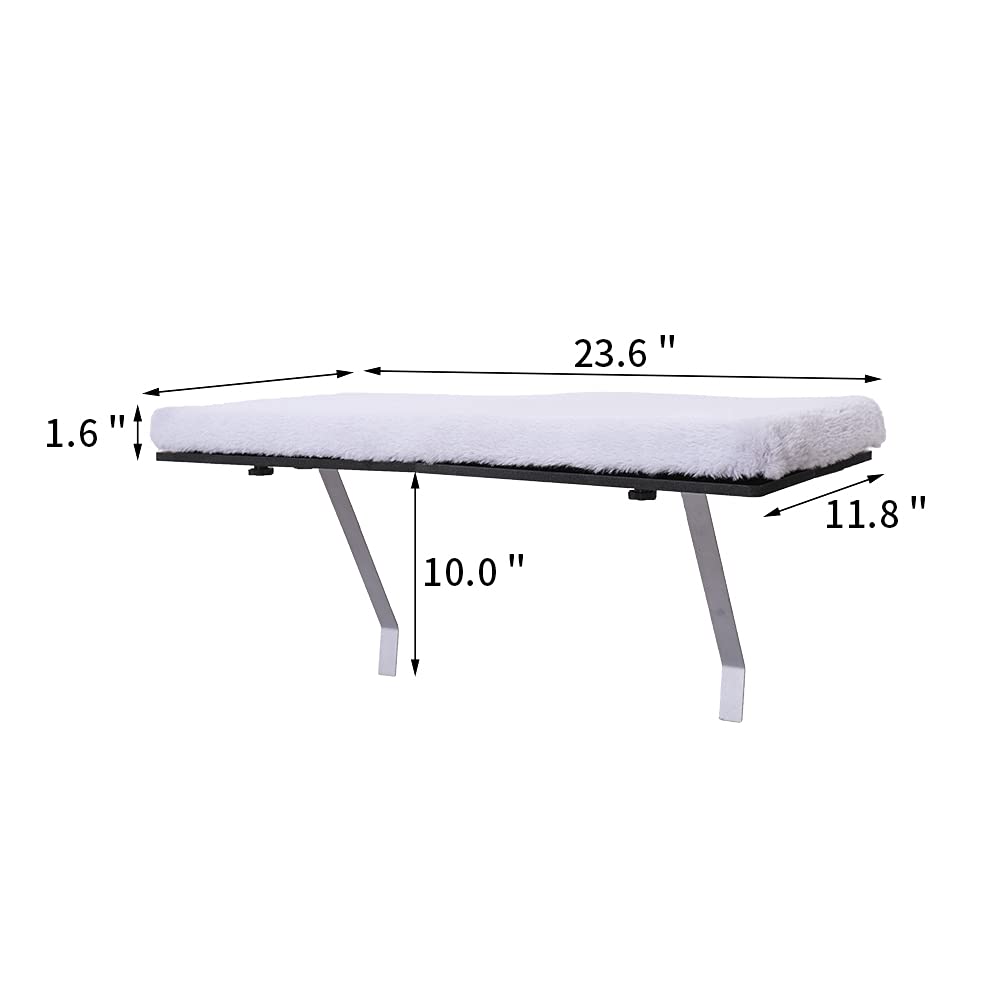 VIPACE cat window perch memory cushion offers soft support for sunny naps