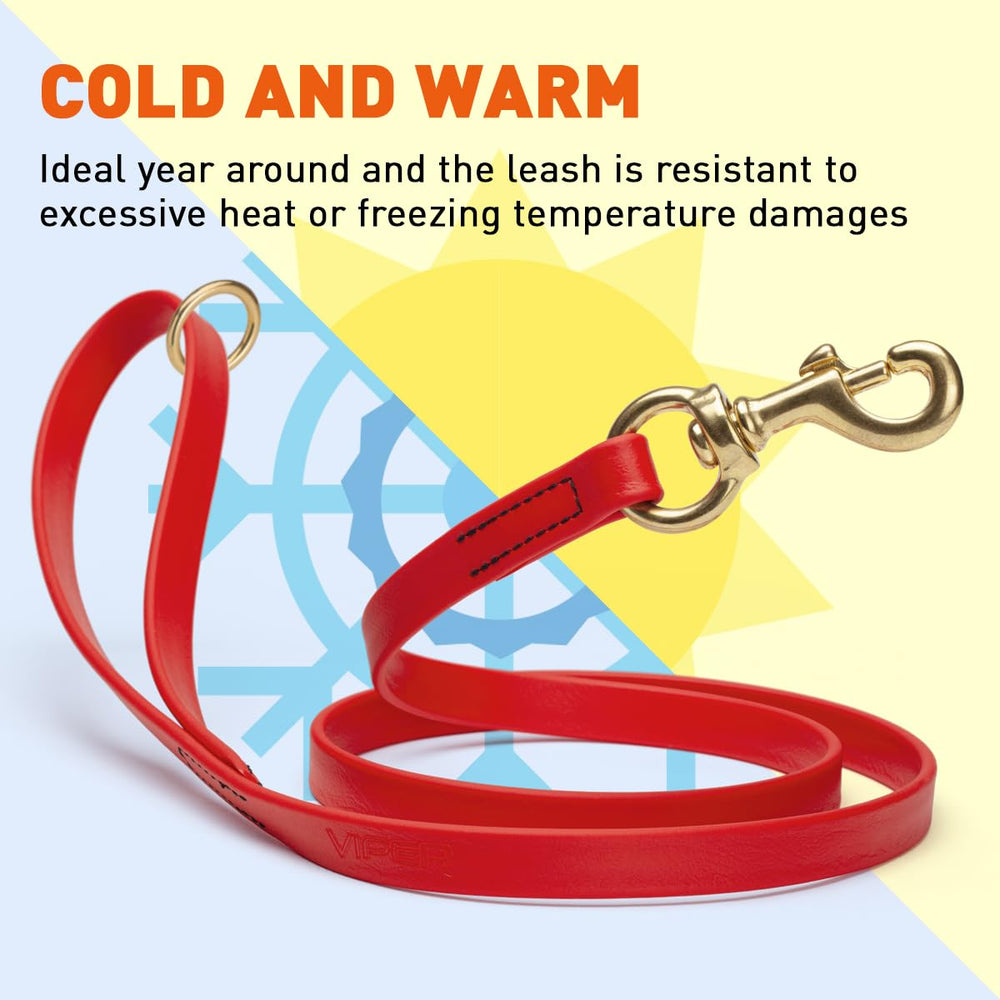 Viper Biothane leash displaying 625lbs breaking strength for heavy control