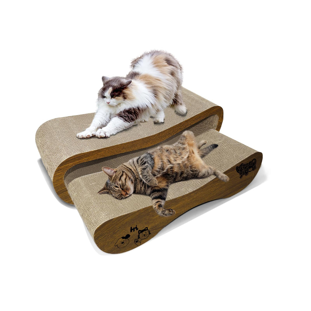 Viraagyiyou 2-in-1 cat scratcher large board durable corrugated cardboard for lasting use