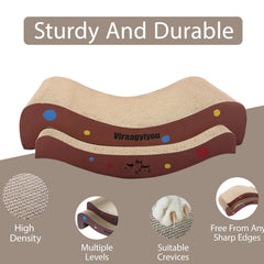 Viraagyiyou cat-scratcher anti-slip-base: sturdy base stays put during enthusiastic sessions