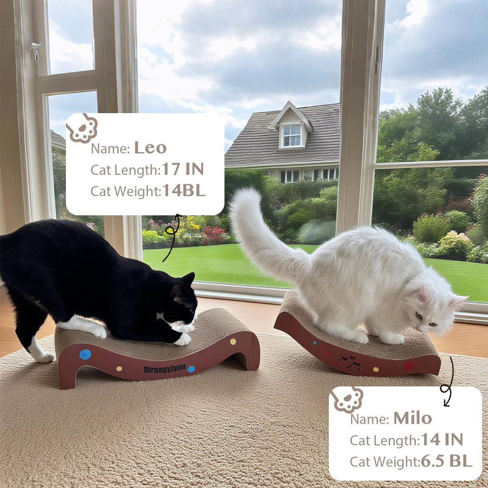 Viraagyiyou cat-scratcher multi-level-play: multiple levels add fun and exploration for curious cats