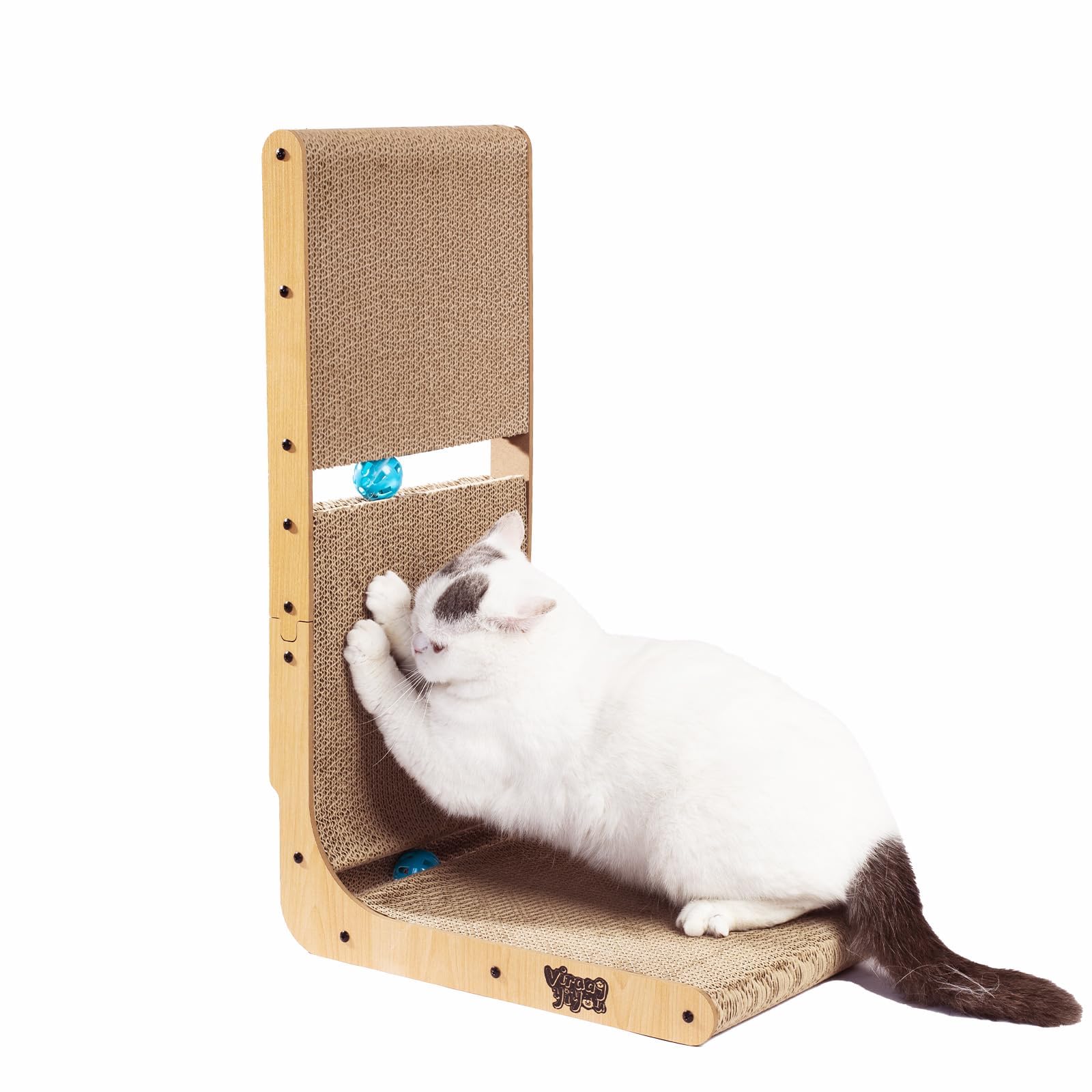 VIRAAGYIYOU cat scratcher post with stable structure for safe, long-term play