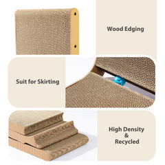VIRAAGYIYOU scratcher post shows three placement options for flexible use