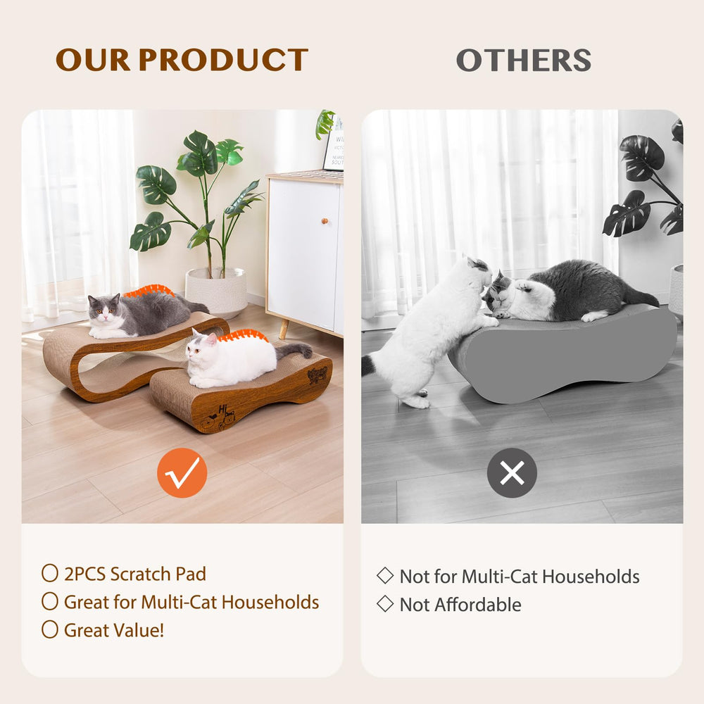 VIRAAGYIYOU cat scratcher small 24in long fits compact spaces