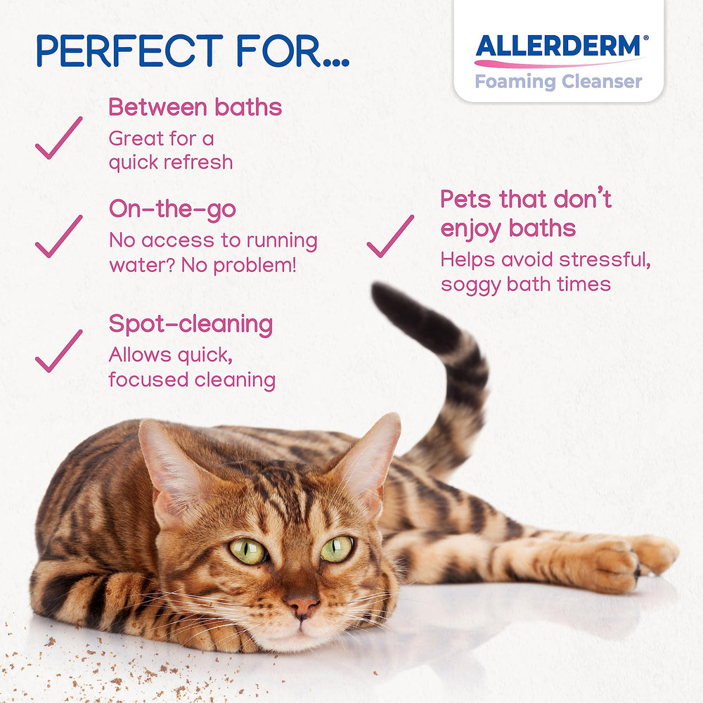 Virbac Allerderm sensitive skin pH-neutral formula for delicate pets