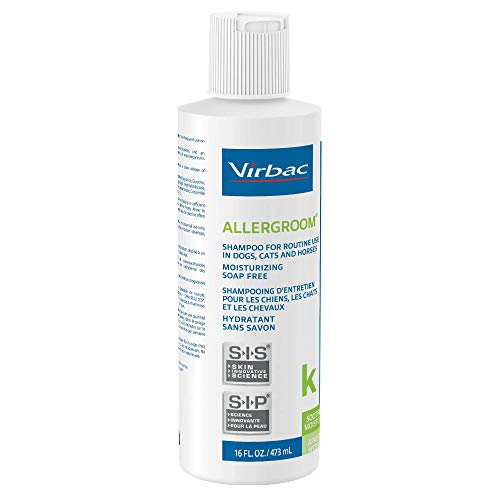 Virbac Allergroom protective-film-on-skin visualization suggests long-lasting shield for skin.