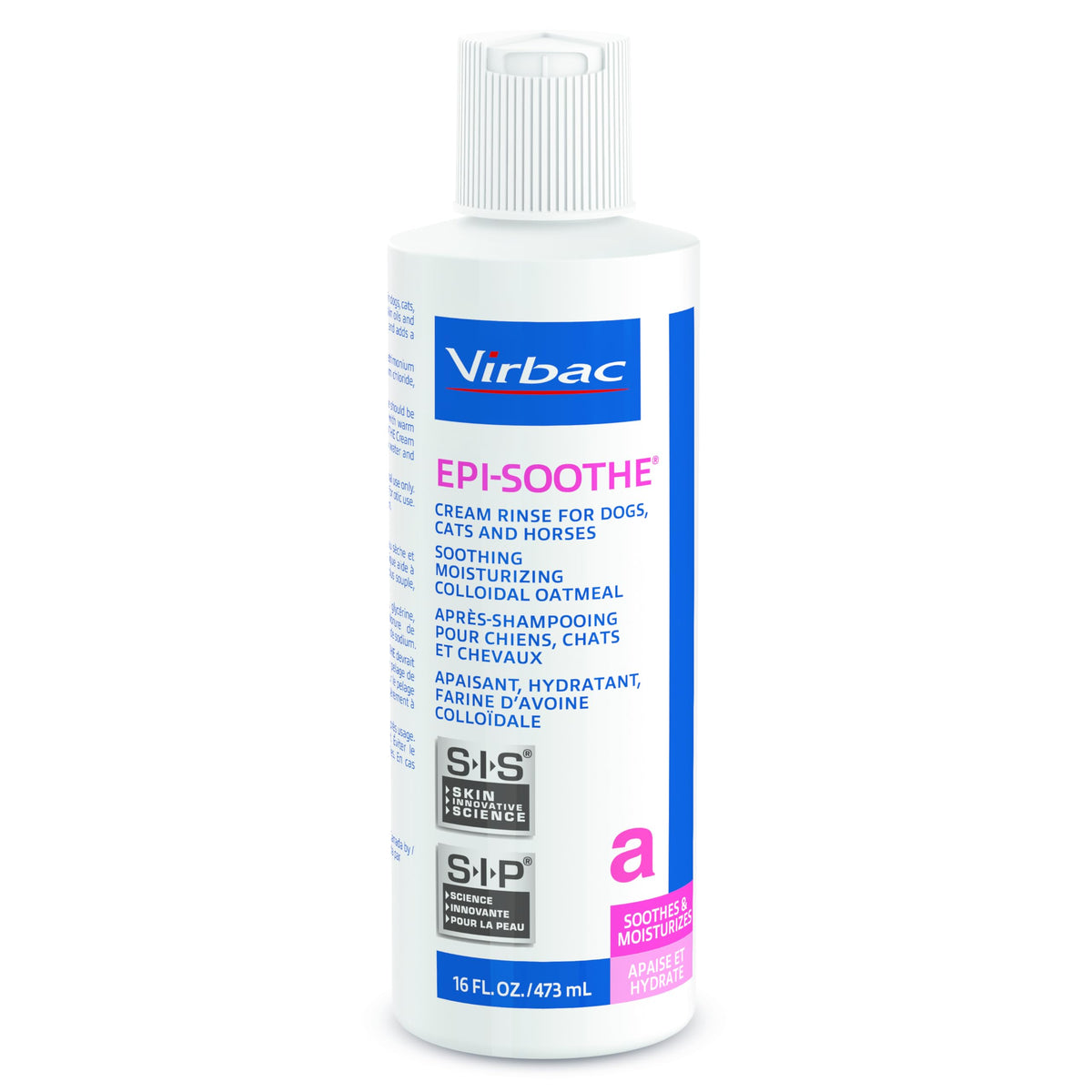 Virbac Epi-Soothe Cream Rinse bottle for post-bath conditioning and skin comfort