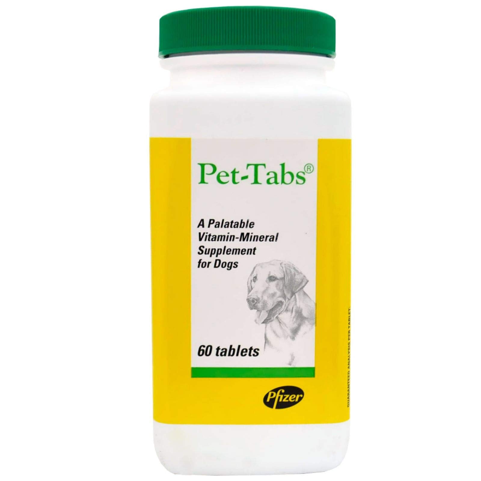 Virbac Pet Tabs Original Formula bottle provides daily vitamin support for dogs' energy and health.