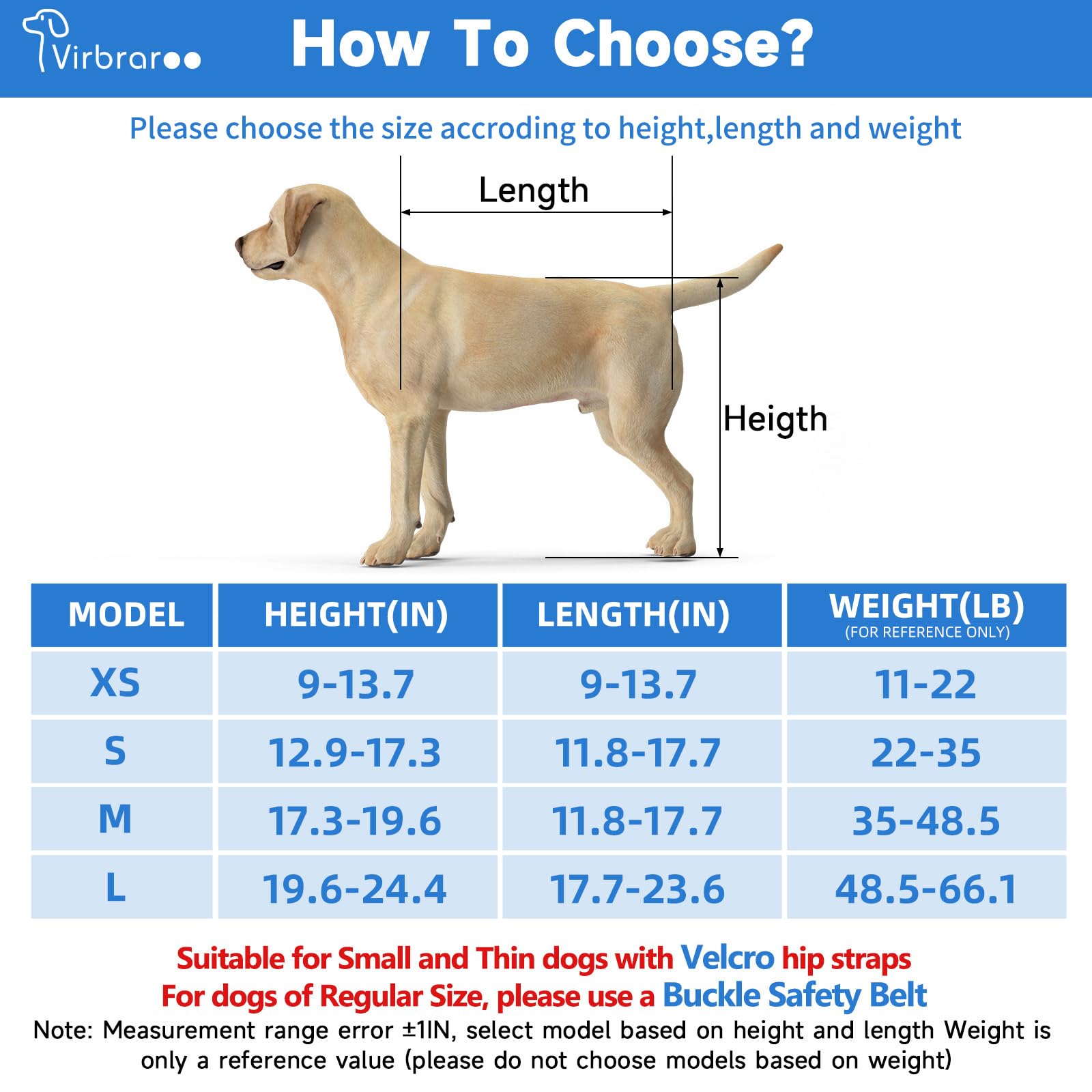 Virbraroo Dog Wheelchair front harness attachment enables quick, stress-free setup for mobility.