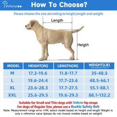 Virbraroo dog wheelchair front harness attachment enables quick, secure setup.