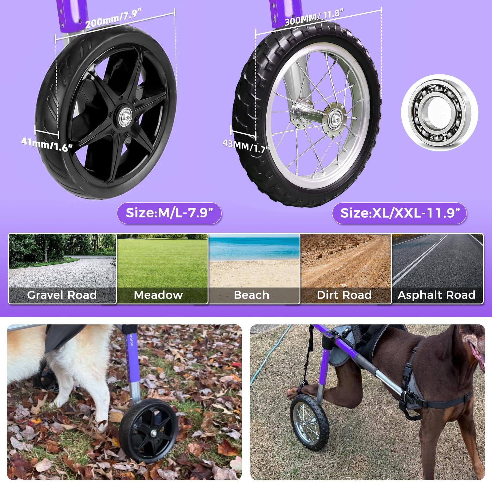 Virbraroo rear-handle upgrade eases lifting and positioning for easier handling.