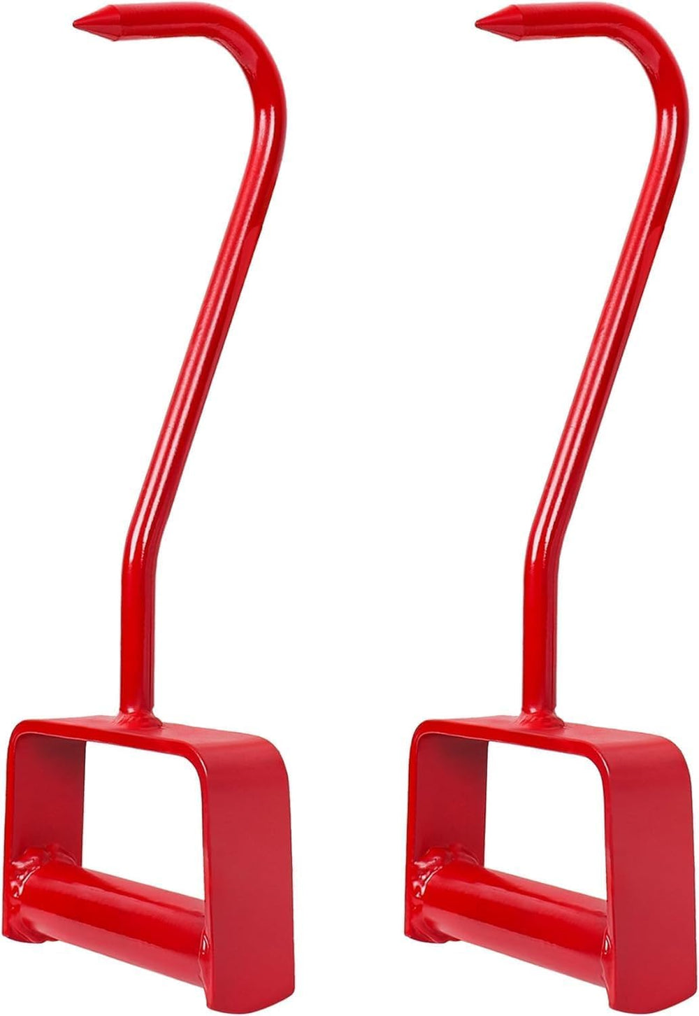 VIRTIONZ 11-inch red hay hook front view highlights visibility and quick access