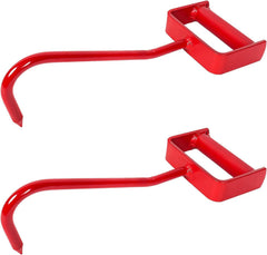 VIRTIONZ 11-inch red hay hook side view shows durable steel for tough farm tasks