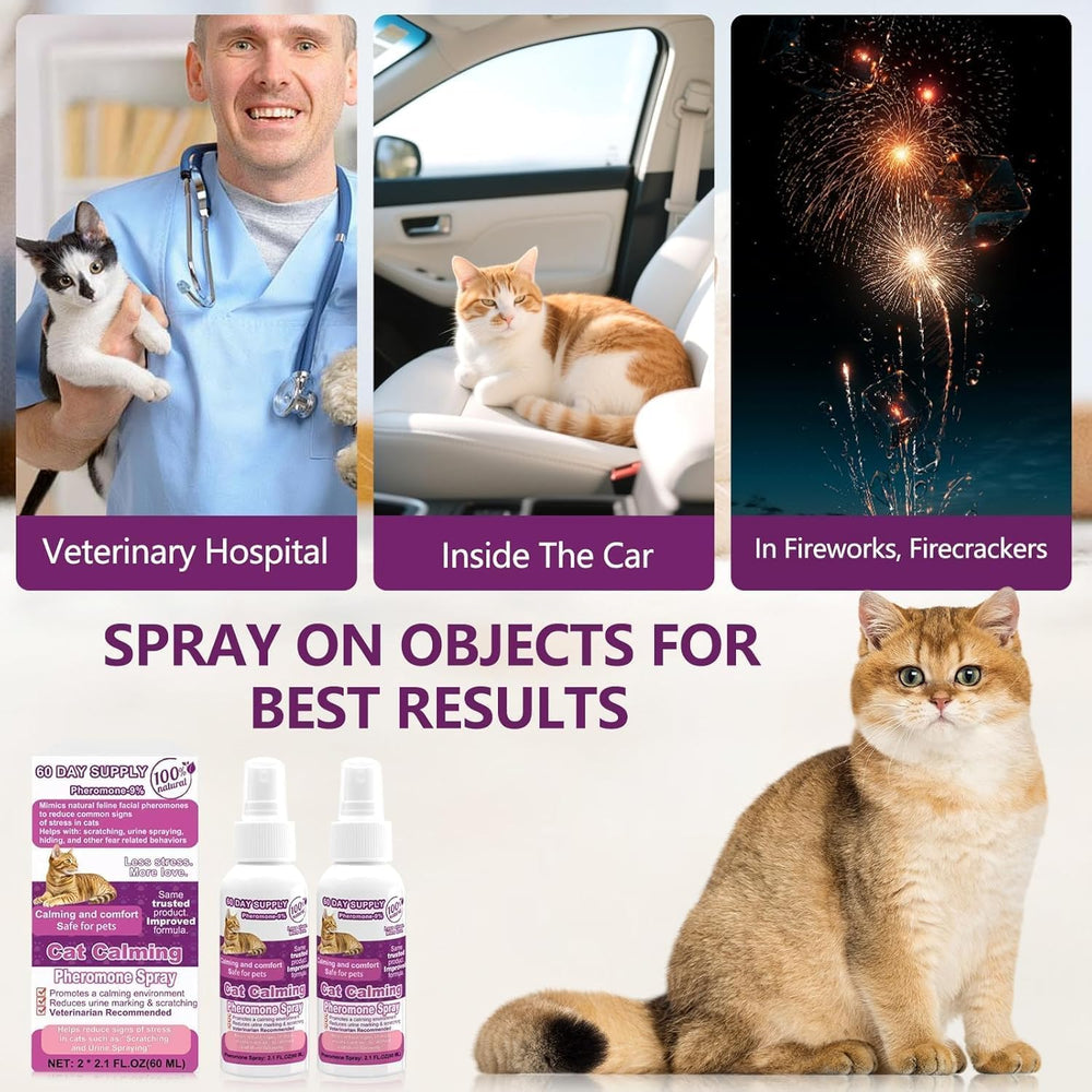 Virtual Crash Cat Calming Spray kit includes two 60 mL bottles