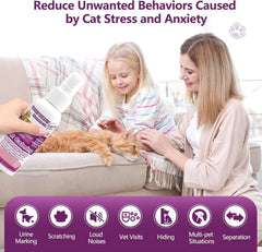 Virtual Crash Cat Calming Spray supports calmer vet visits and examinations
