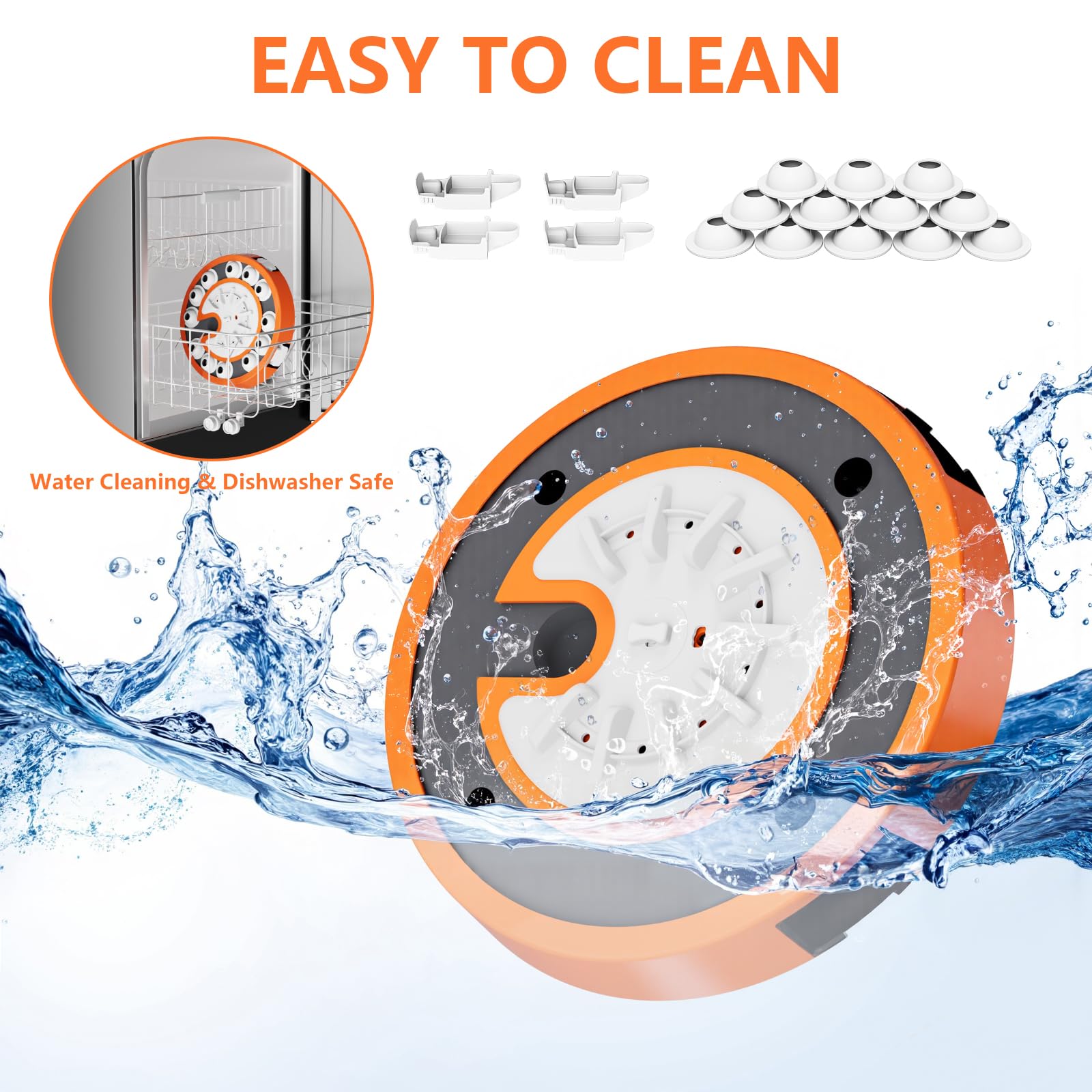 Virtulance dog puzzle toy dishwasher-safe easy cleaning after play sessions.