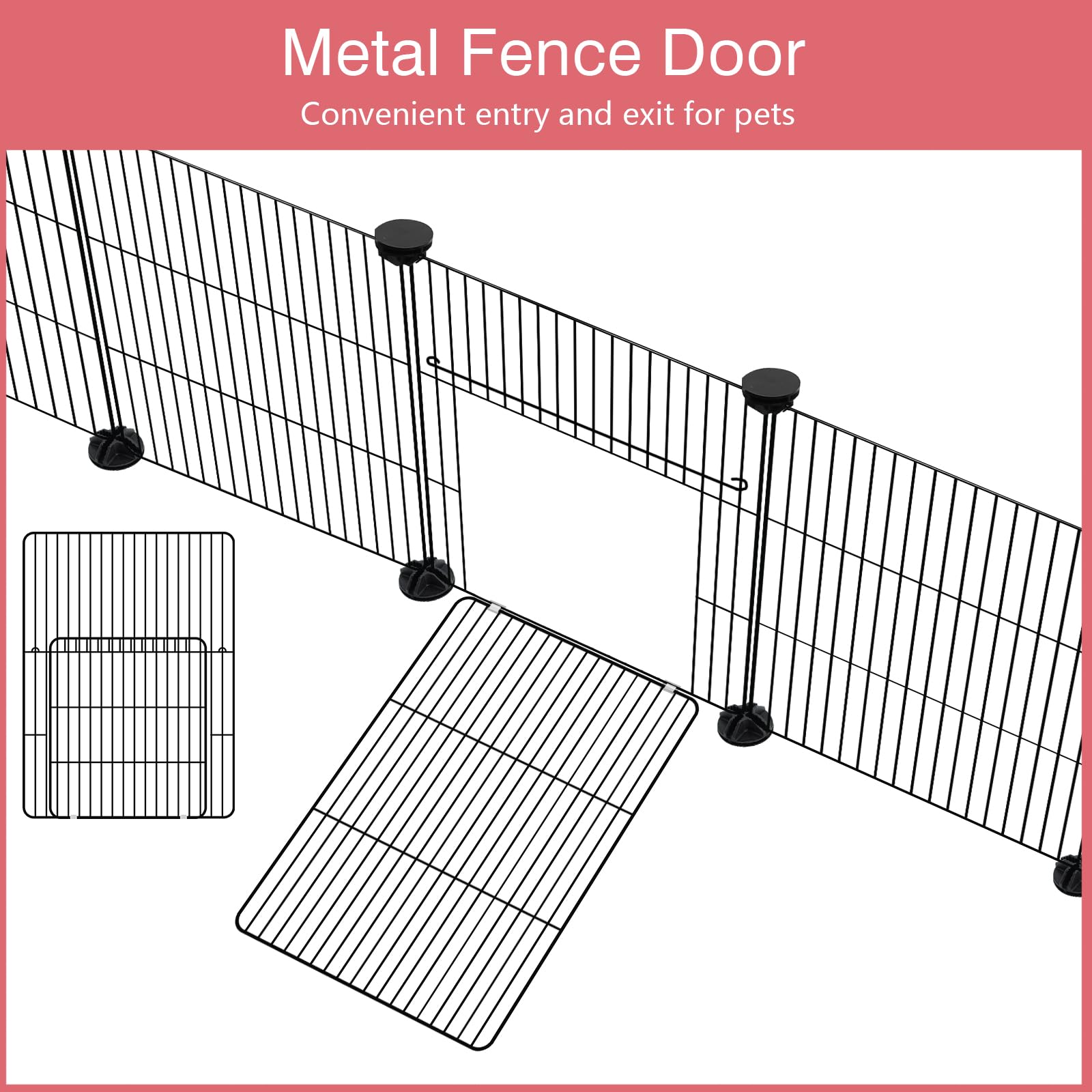VISCOO ABS connectors simplify assembly for sturdy, secure fencing.