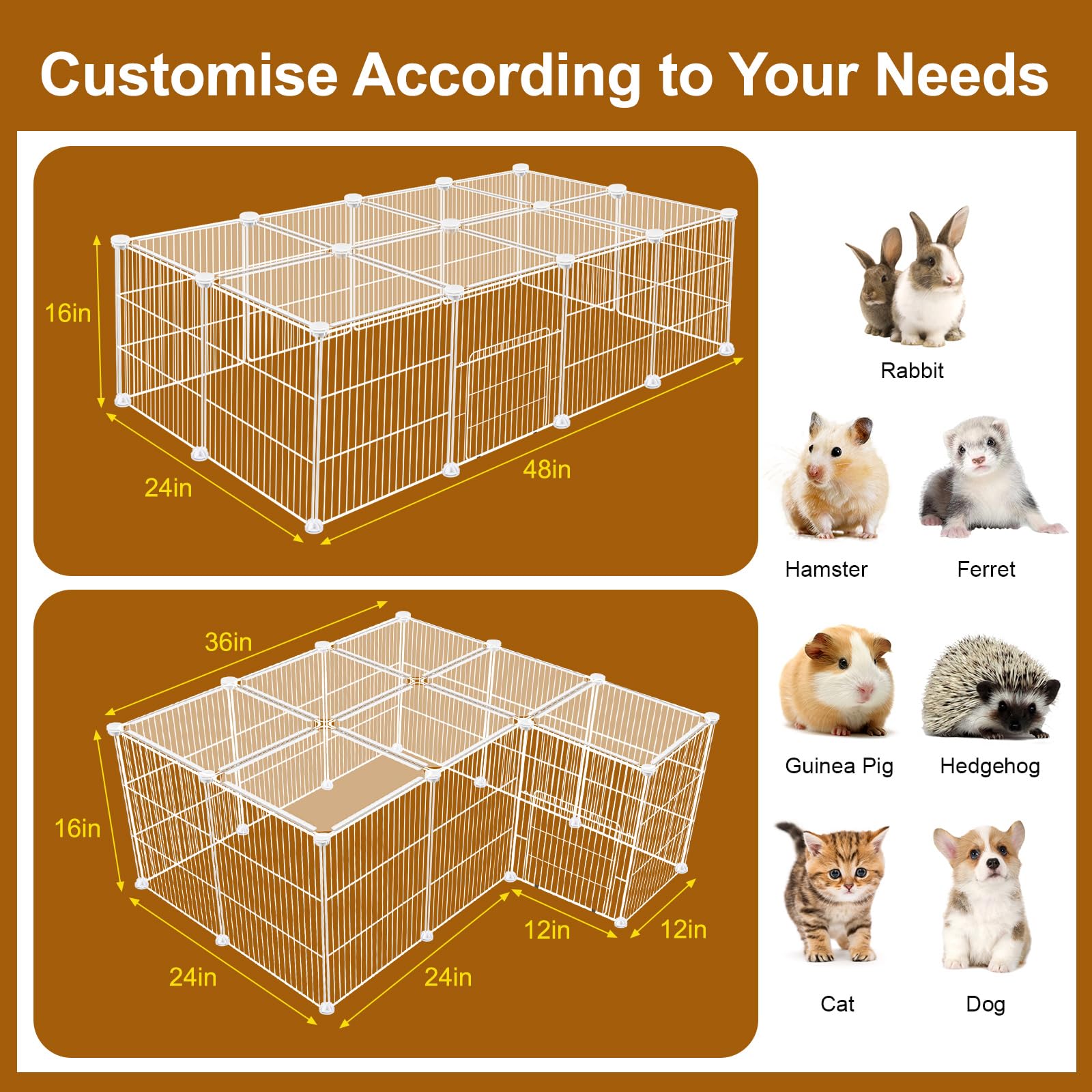 VISCOO clear top panel cover providing secure visibility for curious pets