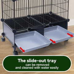 VISCOO detachable tray demonstrates quick cleaning and maintenance.