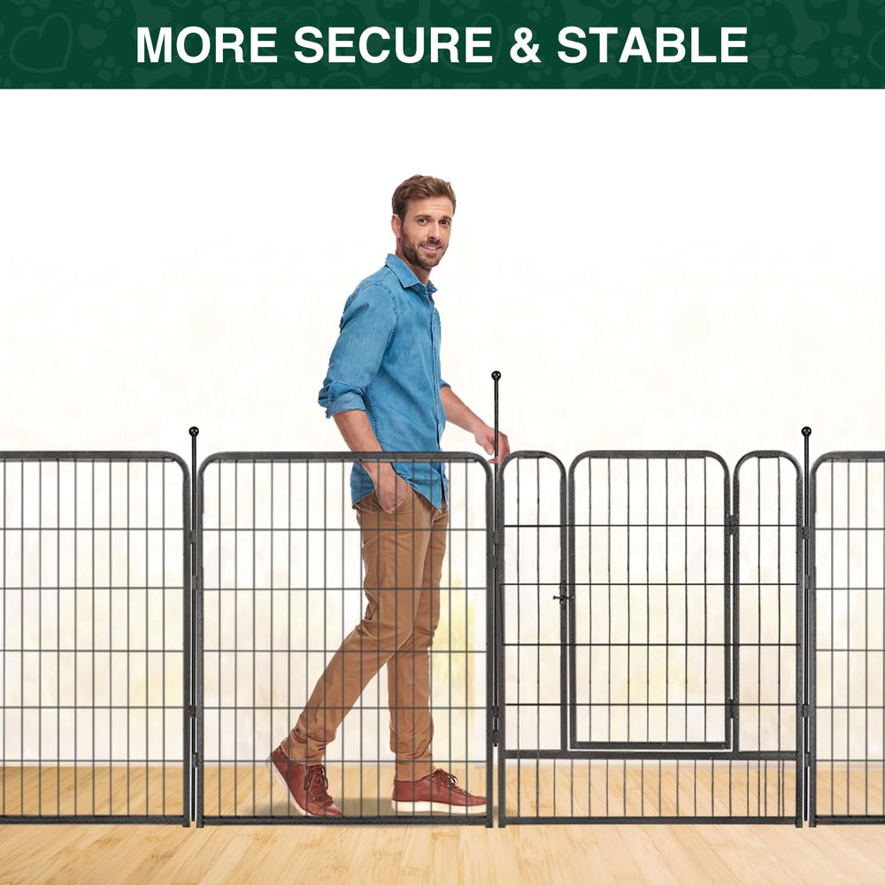 Viscoo dog playpen ideal for RV camping and yard use.