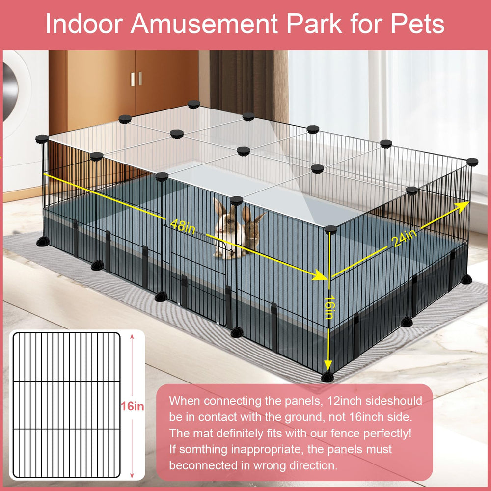 VISCOO dual-use playpen works indoors or outdoors for flexible pet care.