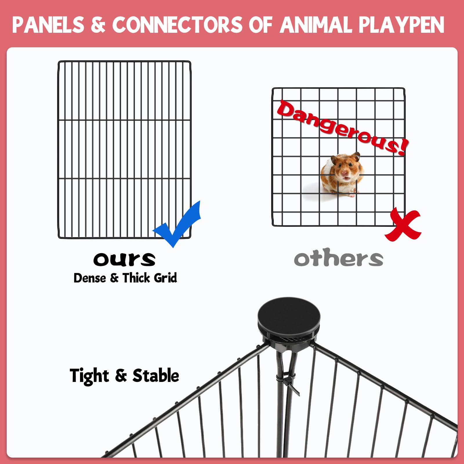 VISCOO indoor-outdoor use-ready playpen suitable for versatile spaces