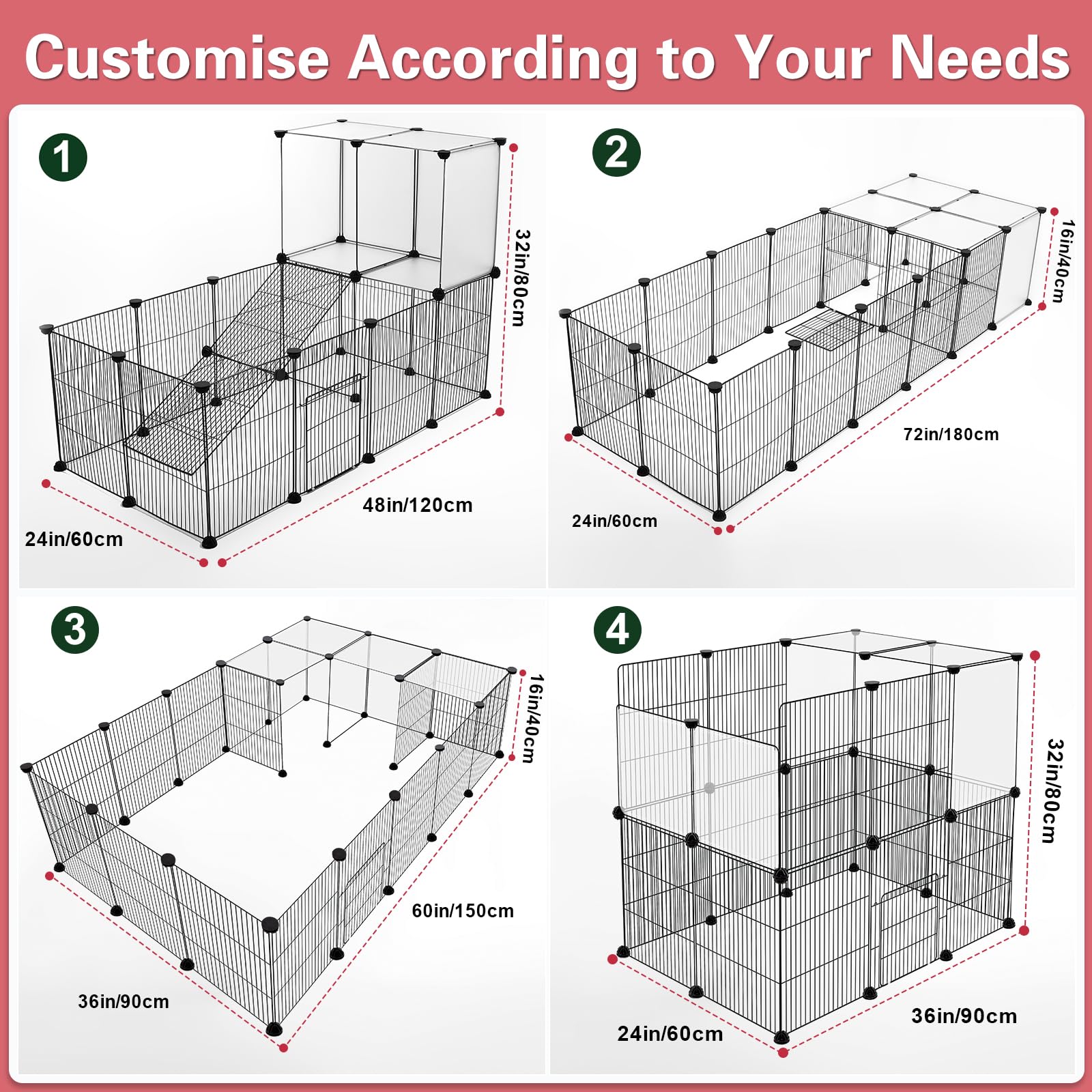 Viscoo safety-encrypted-grids provide secure boundaries while preventing accidental escapes for curious pets.
