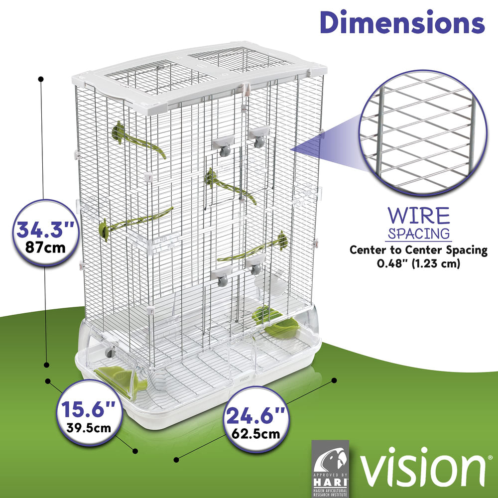 Vision M02 quick-click assembly enables five-minute setup.