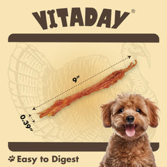 VITADAY tendones de pavo trenzados para masticación prolongada