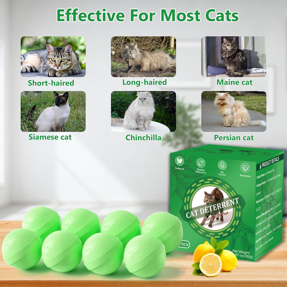 VITAFOR cat deterrent ball mesh pocket use shows easy placement