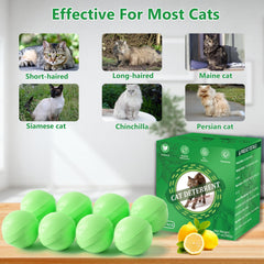 VITAFOR cat deterrent ball mesh pocket use shows easy placement