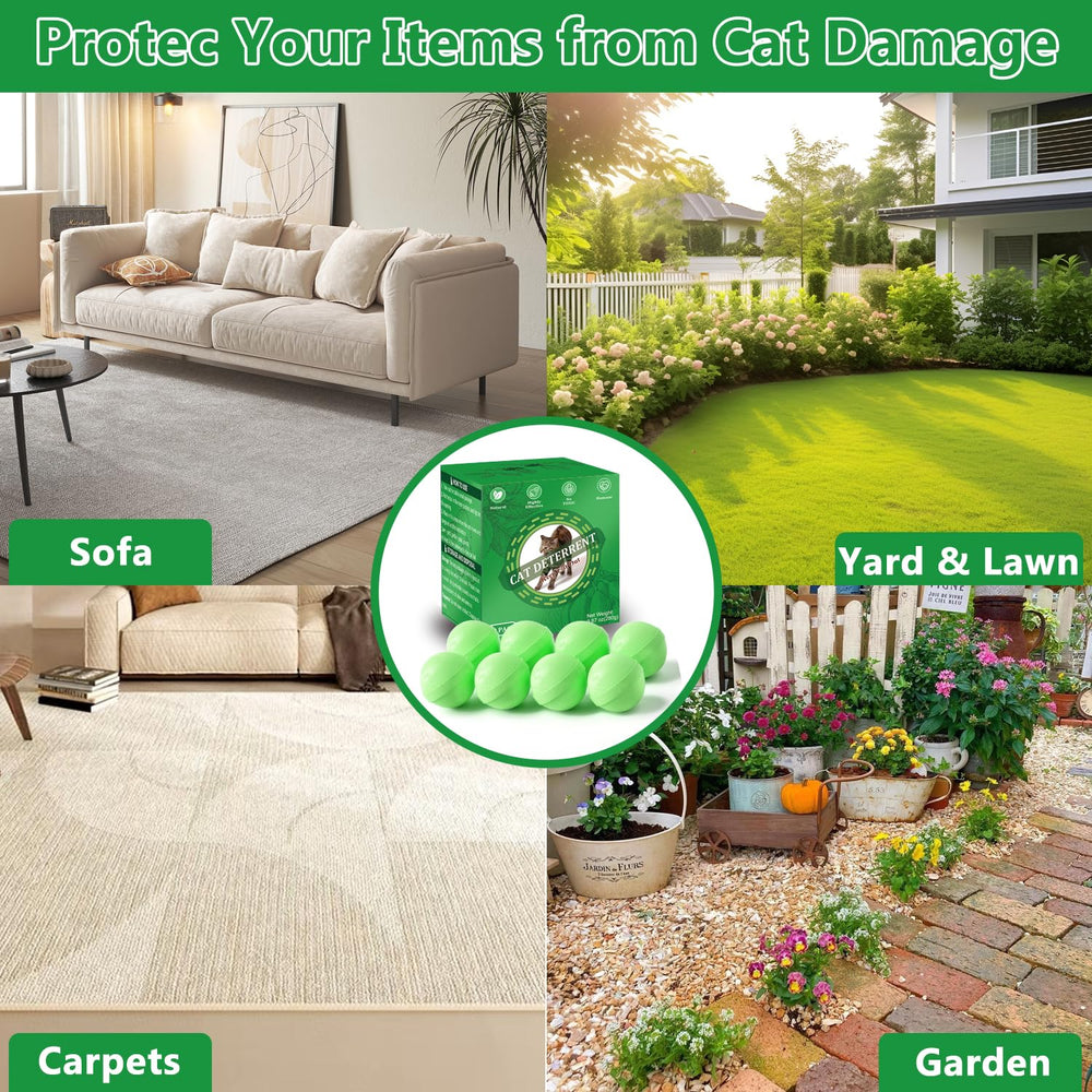 VITAFOR cat deterrent packaging 10 balls communicates value and storage