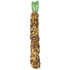 Vitakraft Crunch Sticks close-up reveals real fruit pieces for flavor