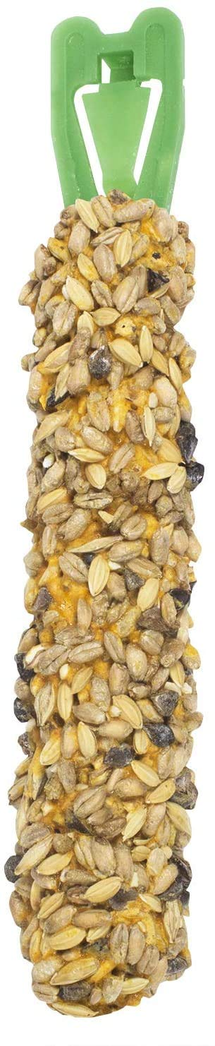 Vitakraft honey flavor calcium crunch sticks two sticks, enrichment in use