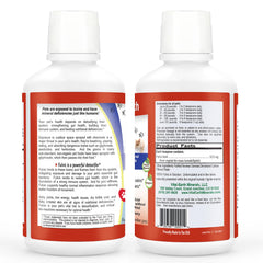 Vital Earth Minerals Pet Fulvic bottle pour for easy dose in meals or water.