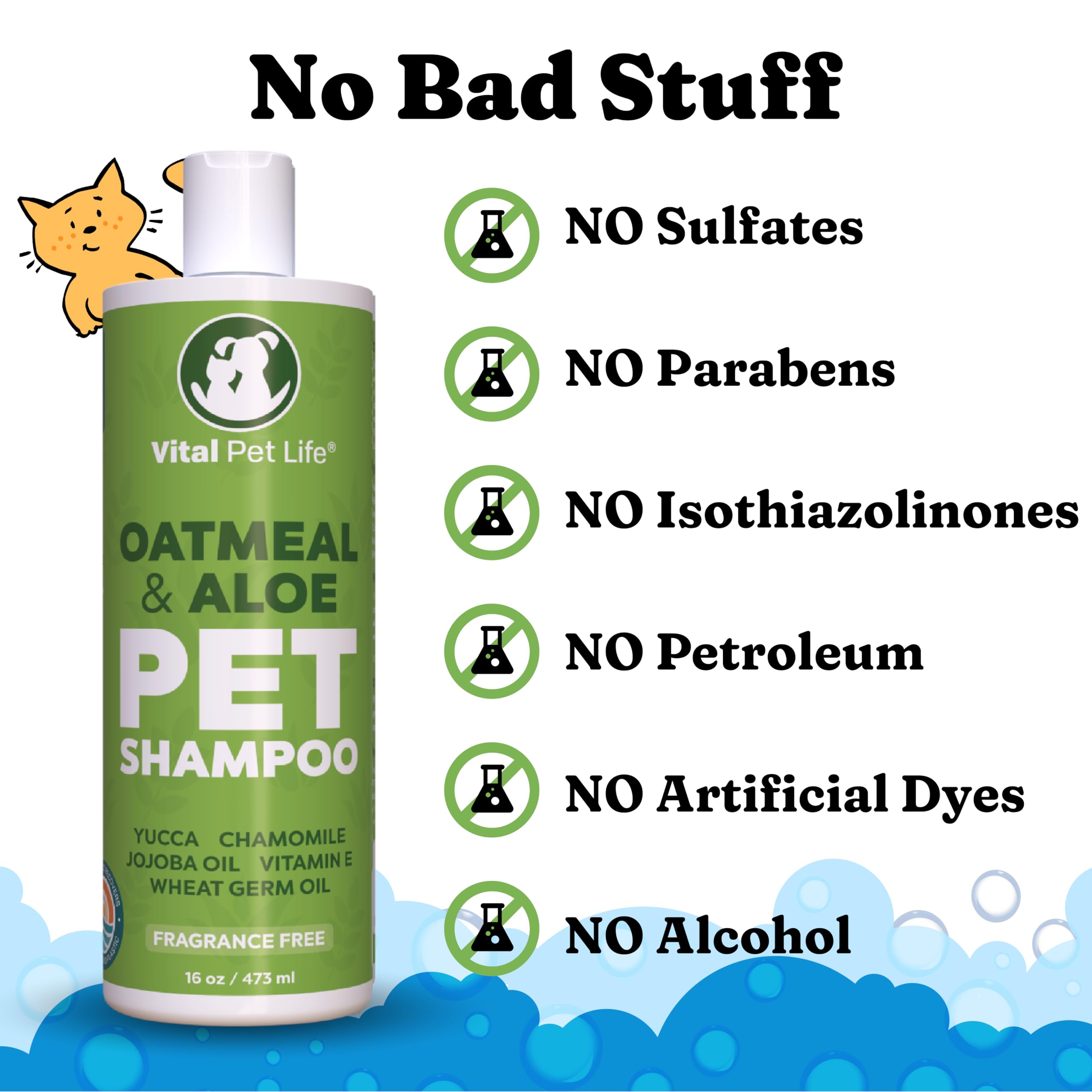 Vital Pet Life Vitamin E nourishes skin and coat health