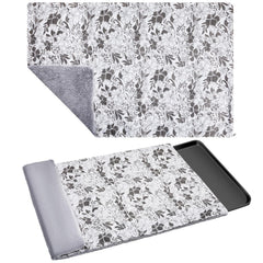 VitalCozy dog crate pan cover with hemp flower double-sided design for cozy warmth and comfort.