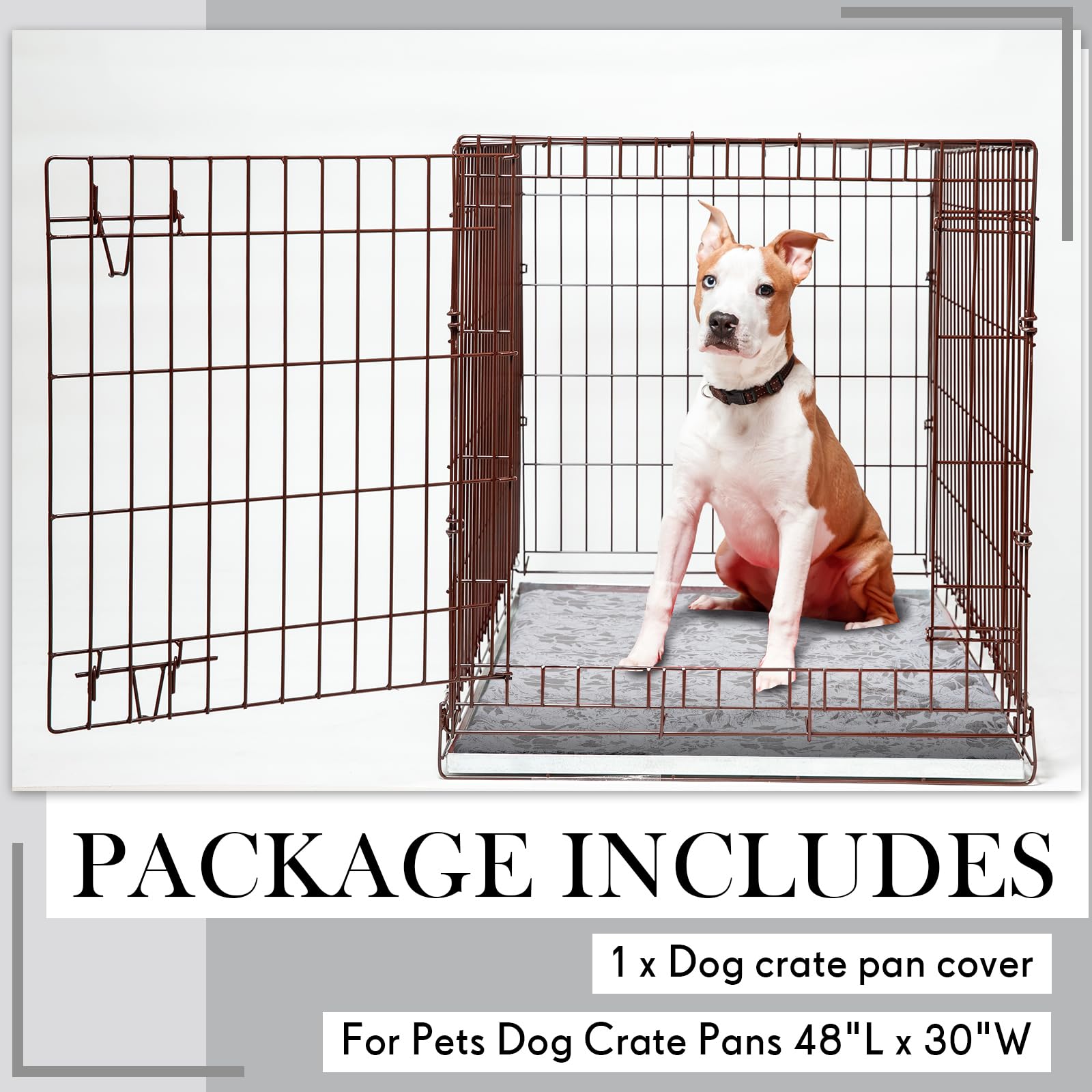 VitalCozy crate cover reduces noise and movement for a calmer crate environment.