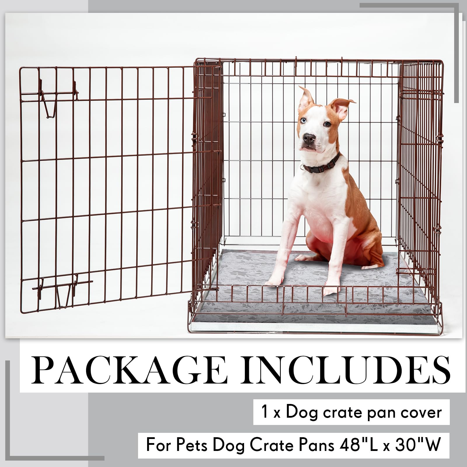 VitalCozy crate pan cover with noise-reducing surface and non-slip grip for calmer, steadier moves.