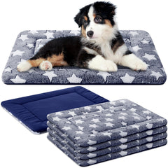 VitalCozy four-pack crate pads—cozy cushioning for dogs in crates.