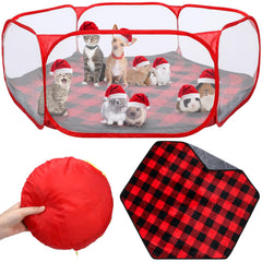 VitalCozy hamster playpen assembly view demonstrates quick setup for home playtime.