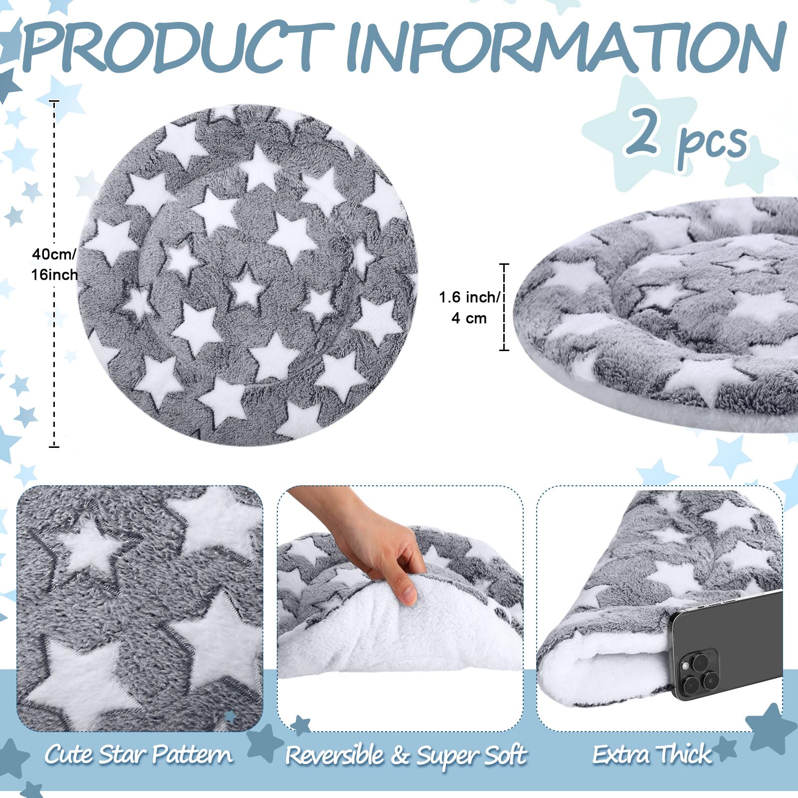 VitalCozy machine-washable cat pad easy to clean and reuse.