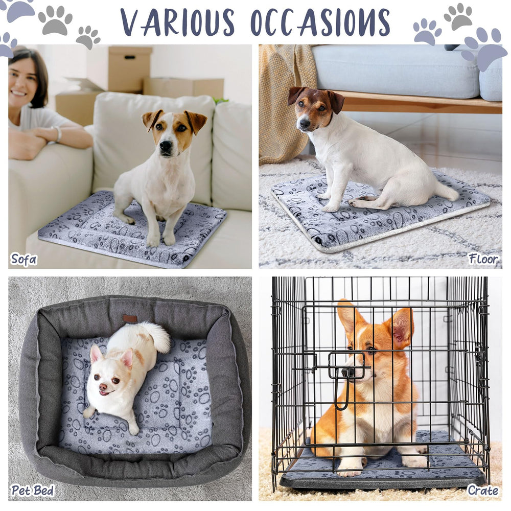 VitalCozy pet pad inside crate or bed for calming, cozy rest